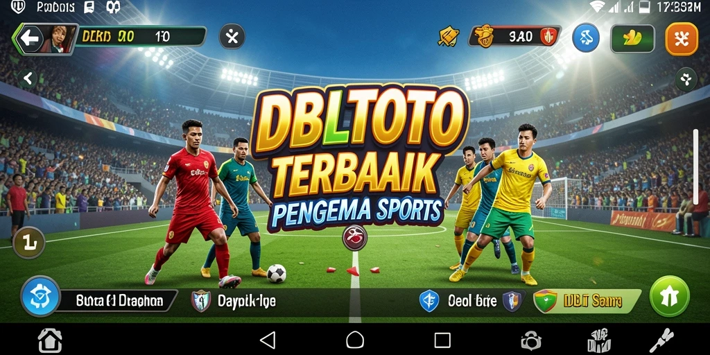 Tampilan gameplay DBLTOTO dengan berbagai cabang olahraga yang menarik.