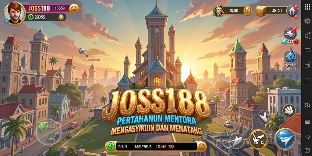 Tangkapan layar dari <strong>JOSS188</strong> menampilkan aksi pertahanan menara yang mendebarkan.
