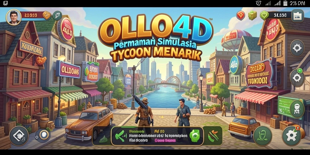 Screenshot utama OLLO4D menampilkan aksi gameplay Tycoon yang seru dan menarik.