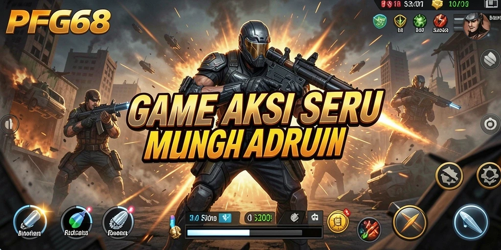 Tampilan gameplay seru PGG68 menampilkan pertarungan menegangkan.