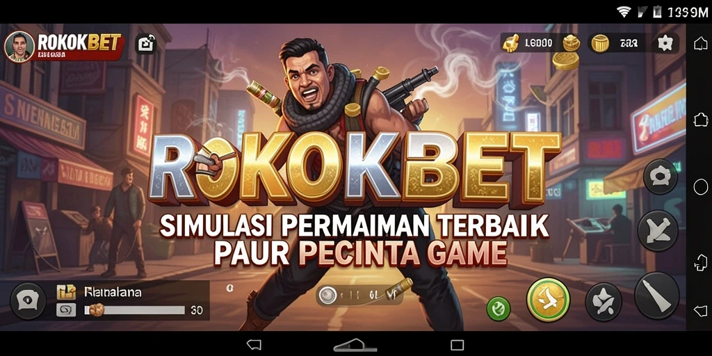 Tampilan gameplay ROKOKBET yang menakjubkan dan interaktif.