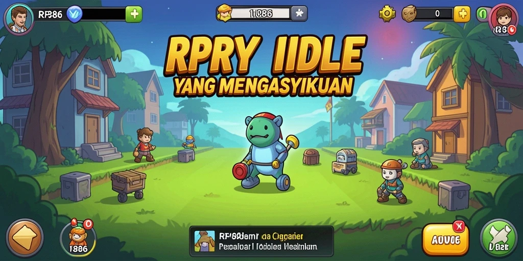 Tampilan gameplay RP886 yang menarik dan memukau.