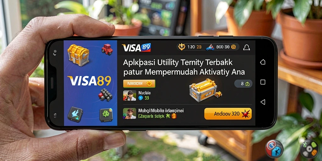 Tampilan antarmuka pengguna yang sederhana dan efisien dari VISA89.