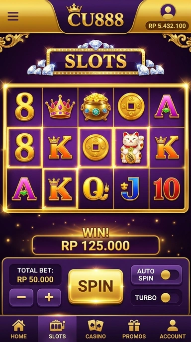 Screenshot aplikasi cu888 dengan antarmuka yang bersih dan mudah digunakan.